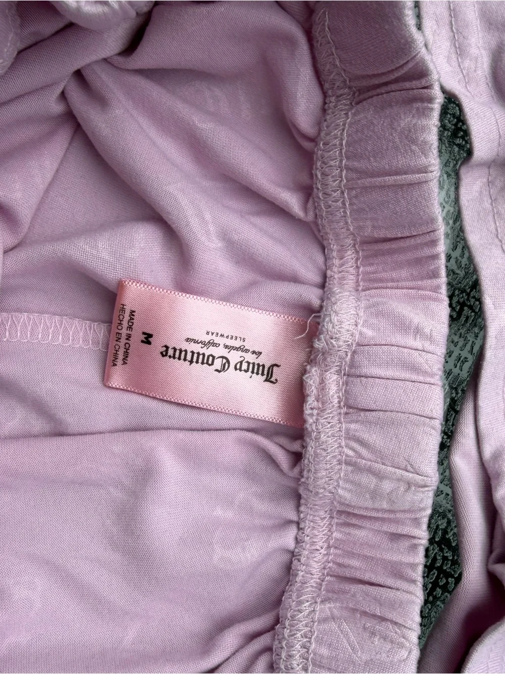 Juicy Couture Light Purple Short-Sleeve Button Pajama Set